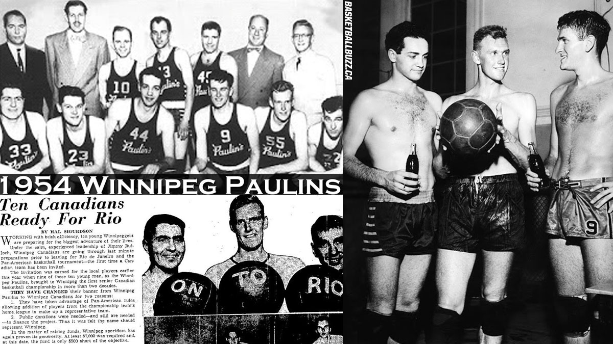1954 Winnipeg Cagers on the World stage