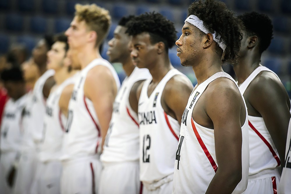 Canada Abu Kigab versus Angola FIBA U19 Championships