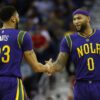 All Star Demarcus Cousins Joins Star Mvp Anthony Davis New Orleans Pelicans