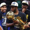 Andrew wiggins nba finals trophy and the golden state of storied warrior basketball