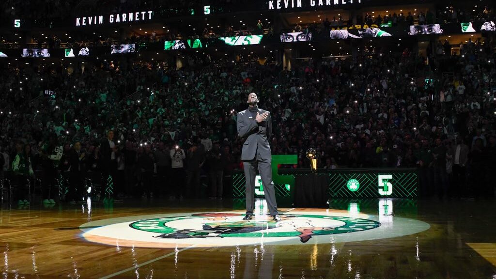 Kevin Garnett jersey retirement: What Paul Pierce, Rajon Rondo, Bill  Russell and more said to congratulate Hall of Famer 