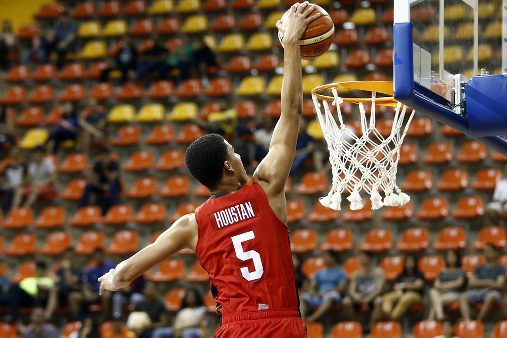 Canadian Caleb Houstan Dunk 2019 Fiba 16 Americas Championships