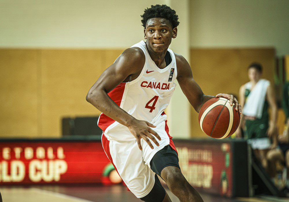 Canadian guard elijah fisher leads canada past lithuania at 2021 fiba u19 world cup