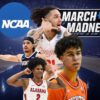 Canadians playing in the 2025 ncaa mens basketball march madness tournament