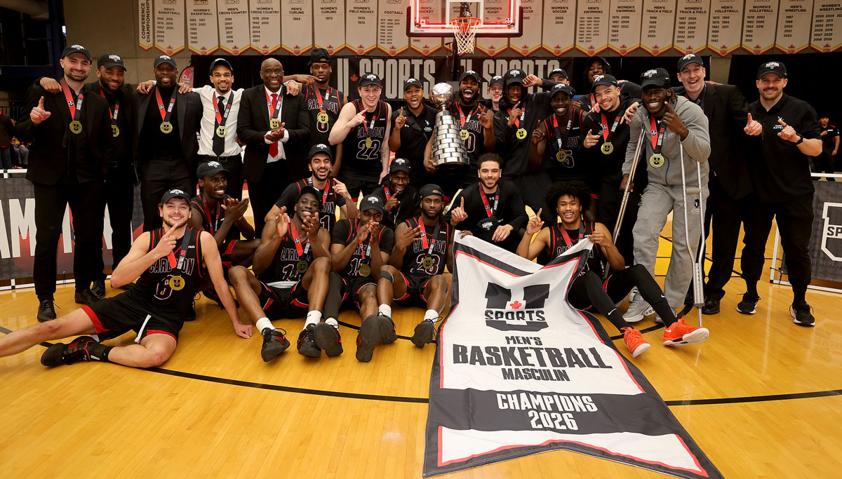 carleton ravens defeat bishops gaiters win 18th national mens basketball championship