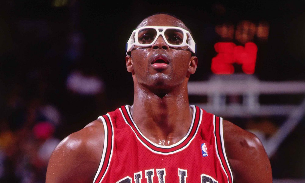 Chicago Bulls Forward Horace Grant At The Free Throw Line