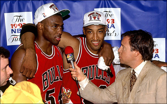 Chicago Bulls Horace Grant Scottie Pippen 1992 Nba Finals Champions