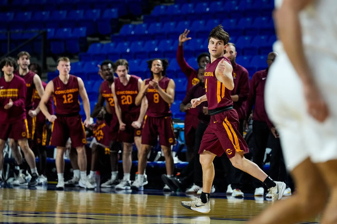 Concordia stingers led by the sharp shooting of alec phaneuf are back in usports final 8