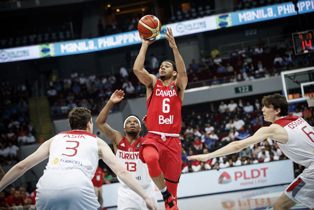 Cory Joseph Floater Canada Gets Big Win Over Turkey To Start 2016 Fiba Olympic Qualification Tournament