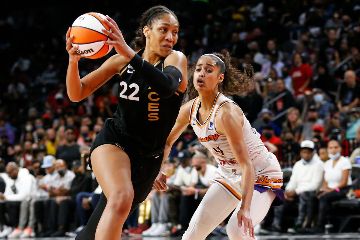 Las Vegas Aces forward A'ja Wilson named WNBA Most Valuable Player