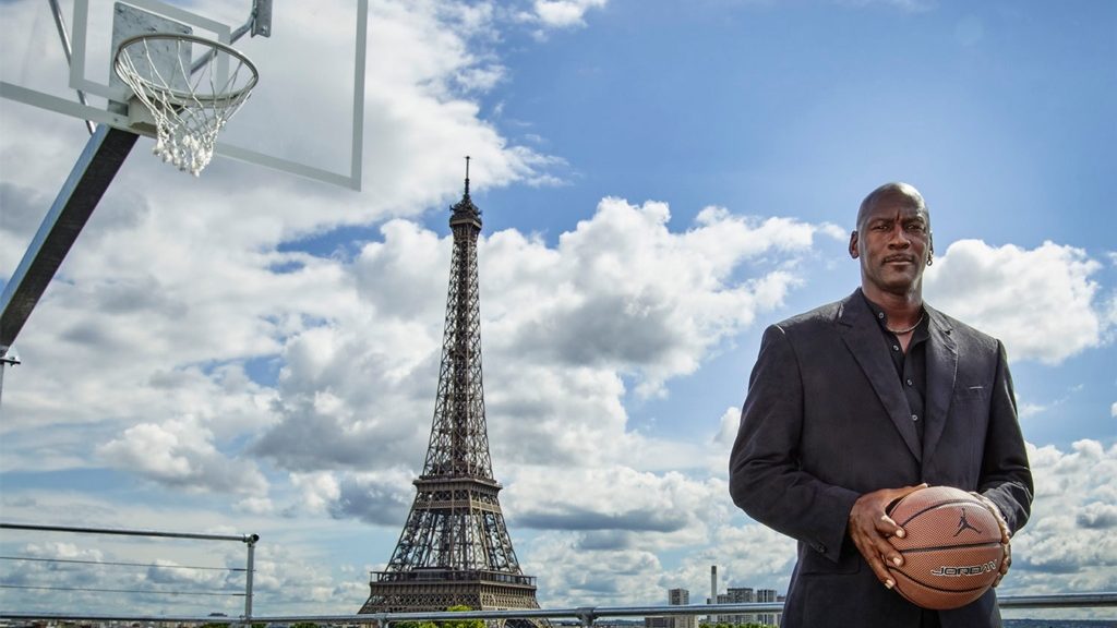 Reklame Antologi Stevenson From Paris With Air'...Michael Jordan Launches 'Palais 23' Experience In  France - BasketballBuzz