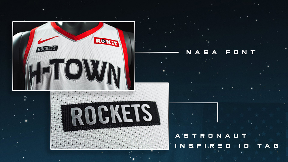 houston rockets nasa city edition jerseys astronaut nasa font 2019 2020