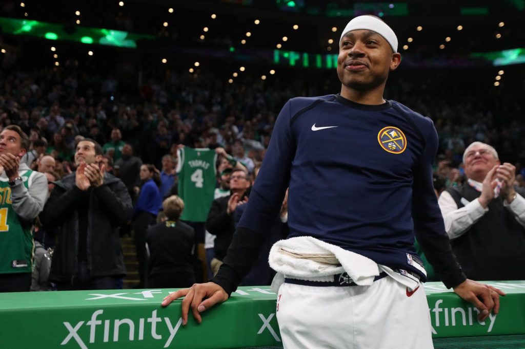 Green & Gold. I.T. Was A Special Moment With Isaiah Thomas Back In Boston