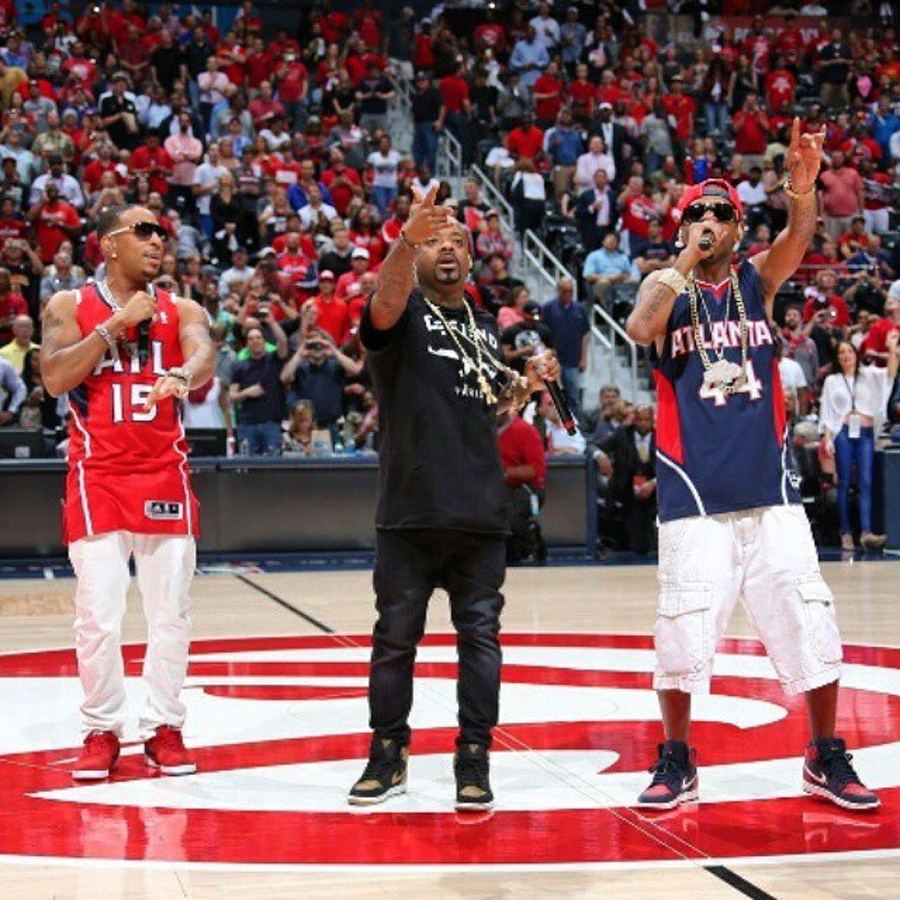 Jermaine Dupri & Ludacris Welcome Atlanta Hawks To The Playoffs