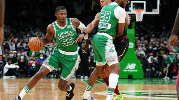 Boston Celtics guard Joe Johnson dribbles basketball as hardship times hit the nba