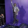 Lakers honour coach Pat Riley with a slick statue