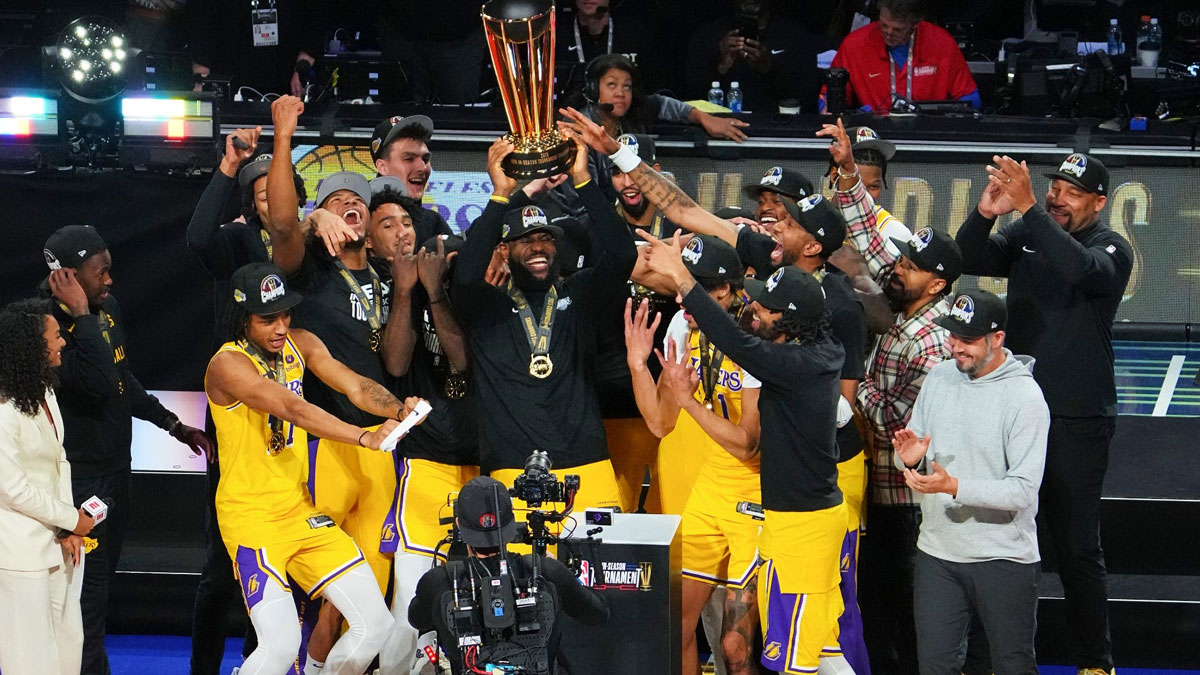 Lakers strike gold in inaugural in season tournament NBA Cup