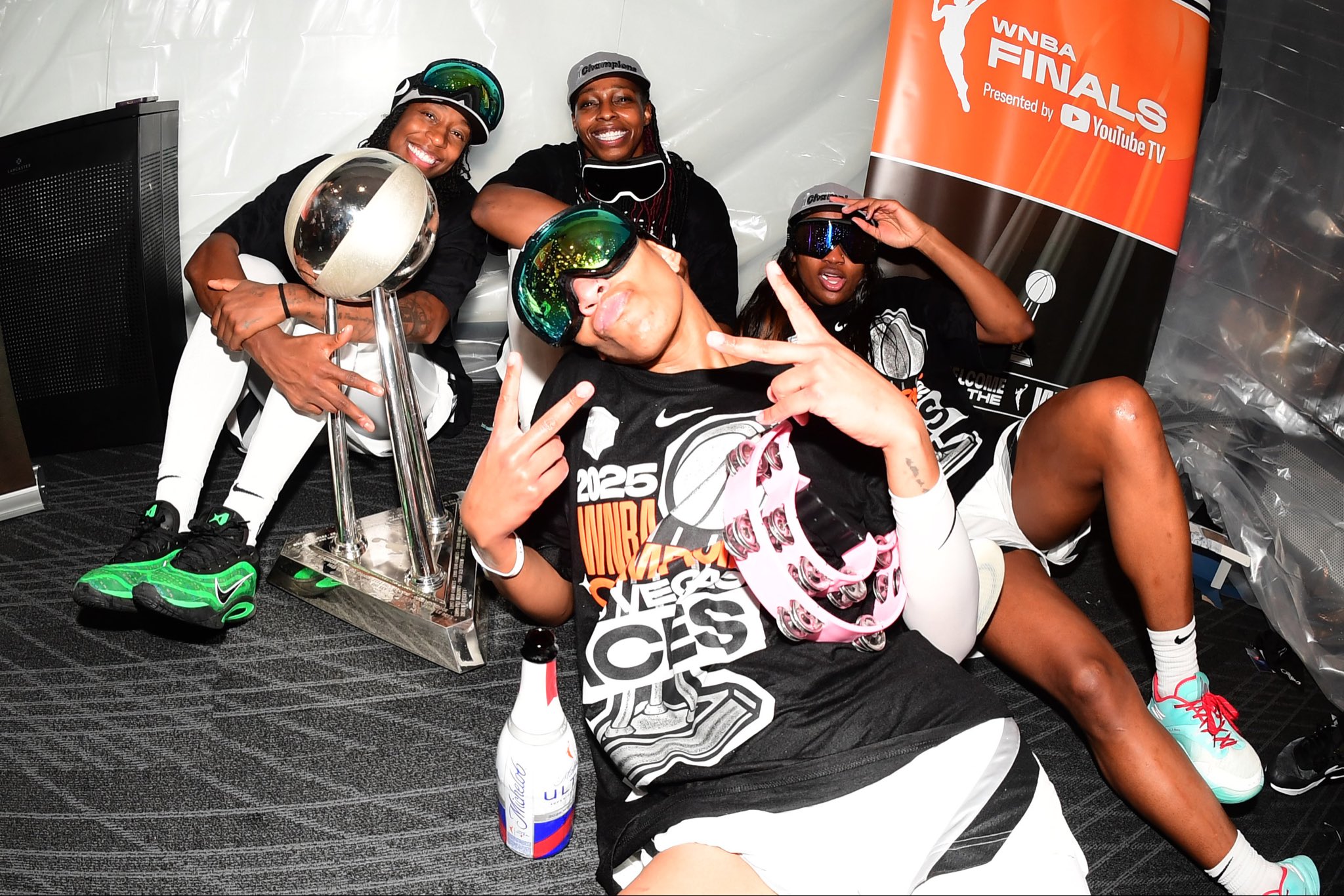 las vegas aces hit wnba championship high once again