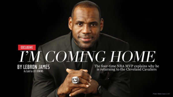 Lebron James Im Ready Accept Challenge Im Coming Home