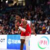 Marcus carr claps hands during fiba americi clup game against dominican republic