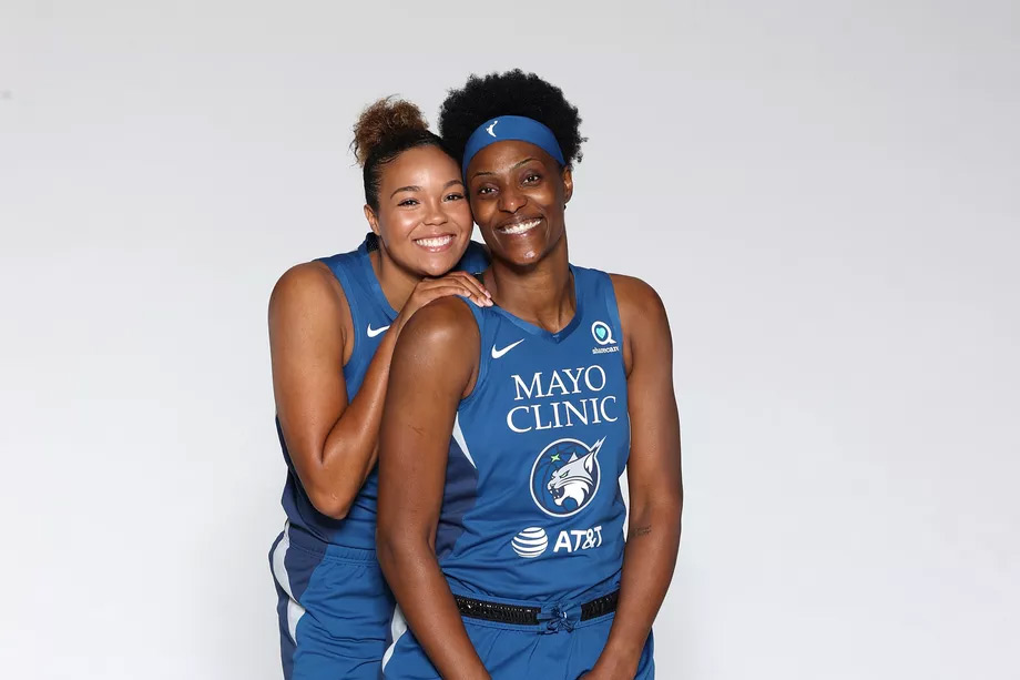 Minnesota Lynx WNBA 2020-21 Forward Napheesa Collier And Center Sylvia Fowles