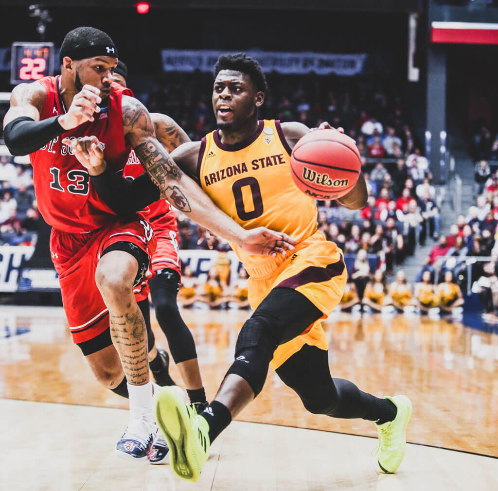 Montreals luguentz dort leads arizona state to first march madness win 10 years 2