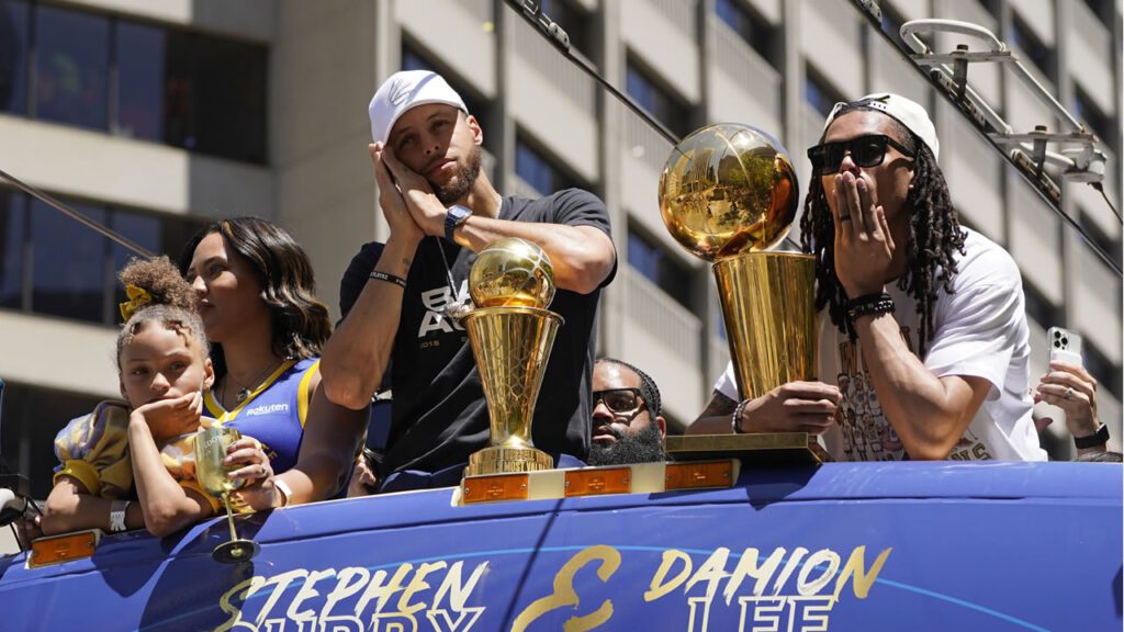 Best moments from Warriors' championship parade