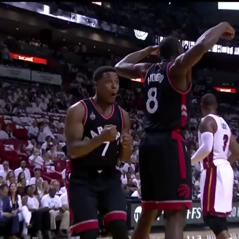 Raptors Bismack Biyombo Rudely Introduces Himself To Amare Stoudemire