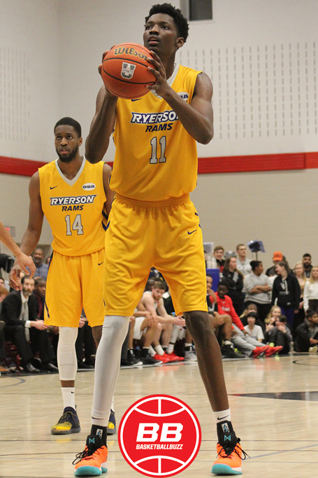 Ryerson Rams' 7 Footer Tanor Ngom Declares For Nba Draft Shooting Foul Shots