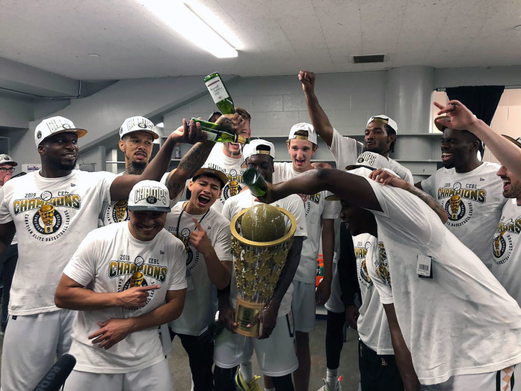 Saskatchewan Rattlers 2019 Canadian Elite Basketball League Champions