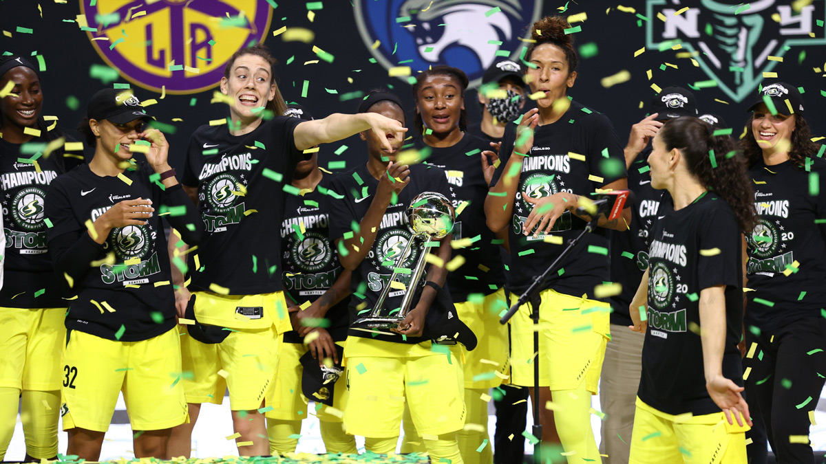 Seattle Storm Celebrate 2020 Wnba Championship