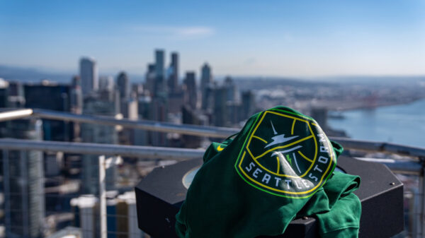 Seattle Storm Put Their New Logo Atop The Space Needle