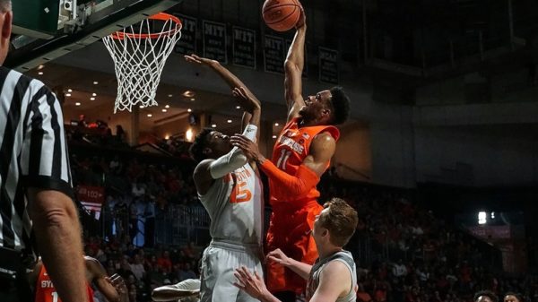 Syracuse Oshae Brissett Delivers Massive Rack Attack On Miami Hurricanes