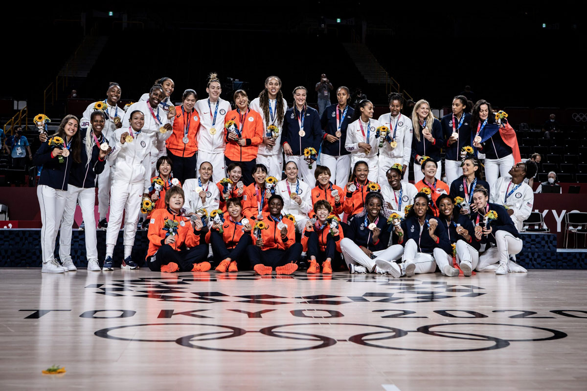 Taurasi and bird make olympic gold history with team usa against japan in tokyo
