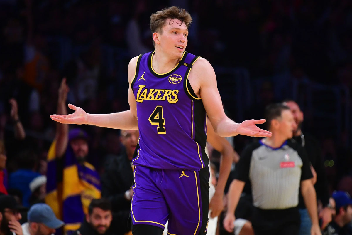 The joy of watching dalton knecht connect for the lakers