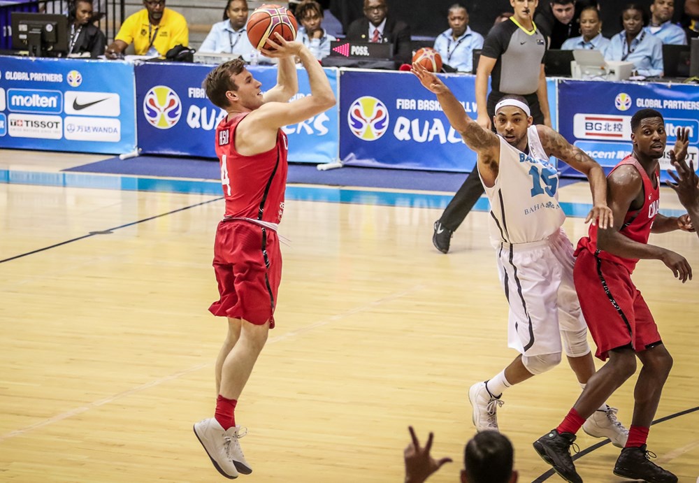 Brady Heslip Three Pointer Canada Routes Bahamas FIBA World Cup Qualifiers