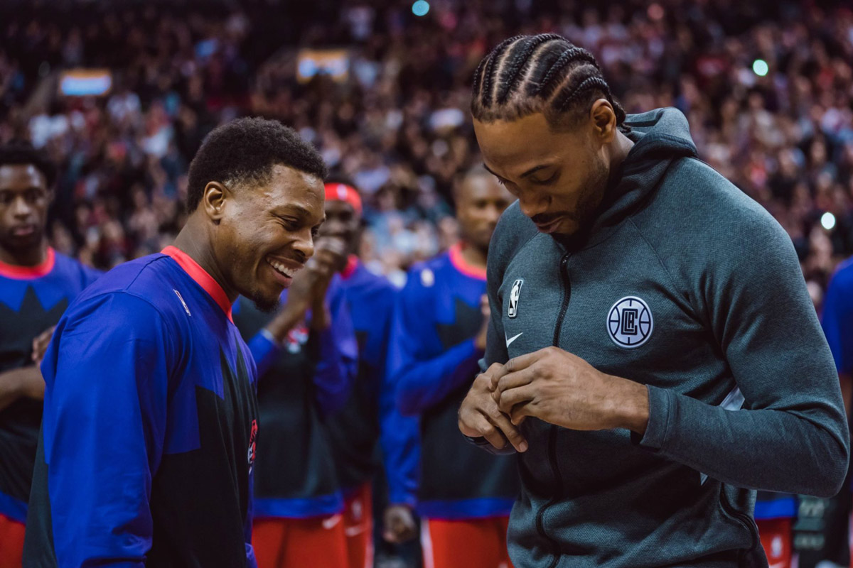 Toronto Raptors Fun Guy Kawhi Leonard gets his Championship ring