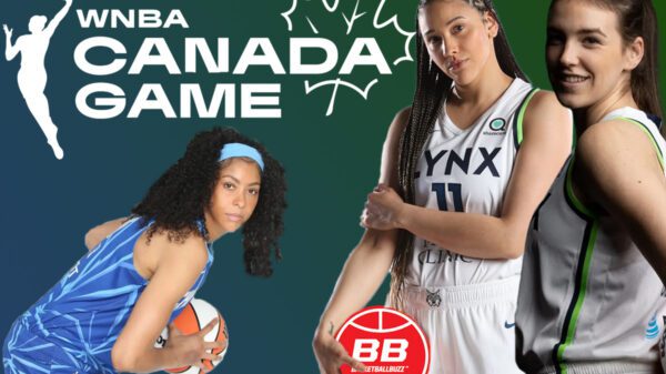 The Chicago Sky, featuring two-time WNBA MVP Candace Parker, will play Canadians Natalie Achonwa and Bridget Carleton and the rest of the Minnesota Lynx team in the first ever WNBA Canada Game in Toronto.