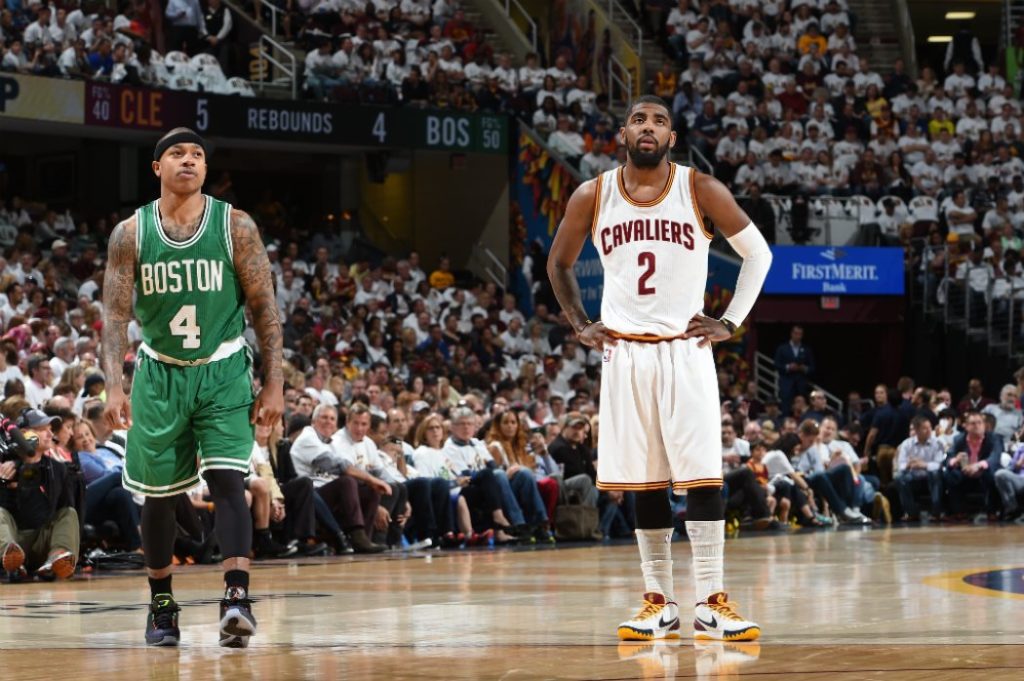 Trading Points…Cavs/Celtics Swap Guards Irving And Thomas