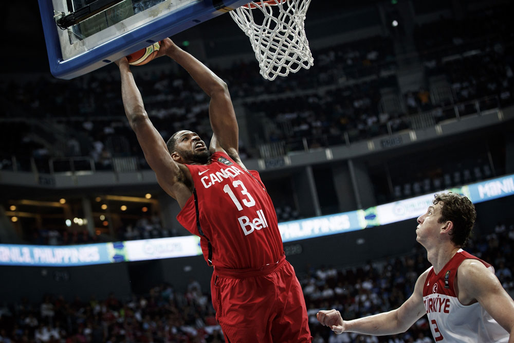 Tristan Thompson Slam Dunk Canada Gets Big Win Over Turkey To Start 2016 Fiba Olympic Qualification Tournament